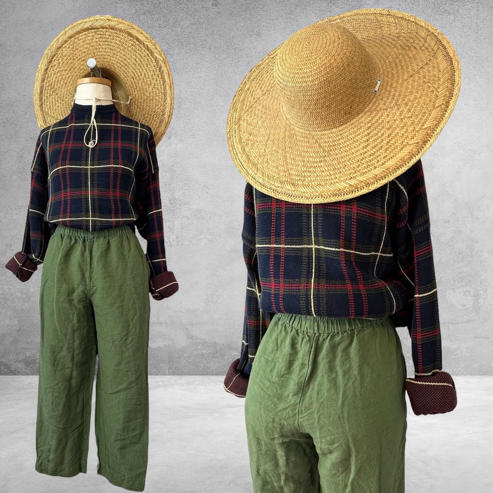 Madewell Olive Linen Pants